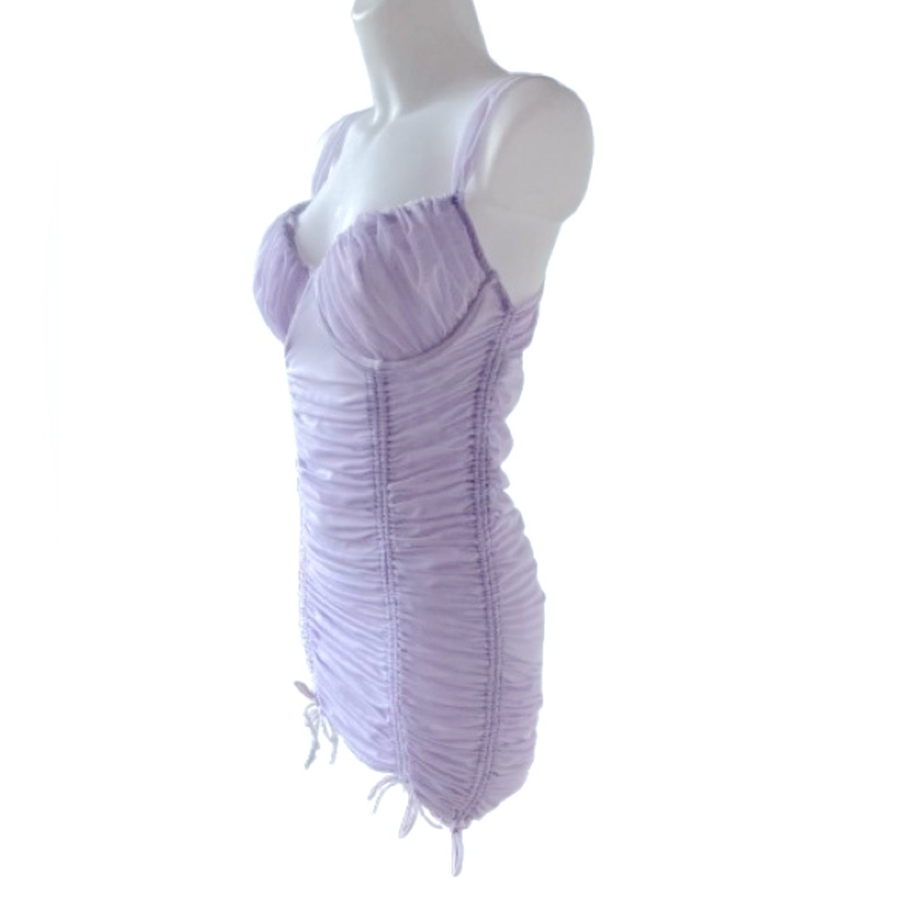 Torrid Curve Pale Purple Underwire Bodycon Lingerie Mini Dress Chemise 0 / L